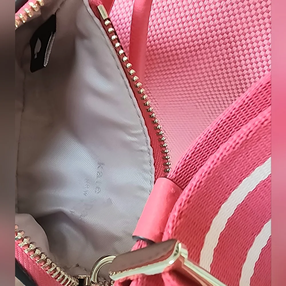 Kate Spade Rosie Canvas Large Bucket Bag Pink Peppercorn NWT!